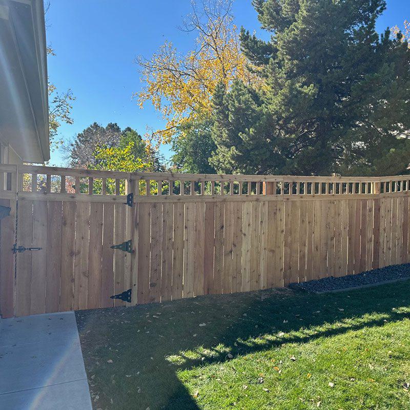 Custom Privacy Fence Installation