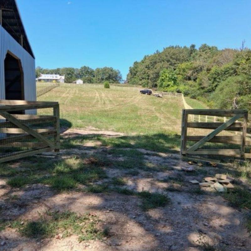Ranch Rail Fence installed by Top Rail Fence
