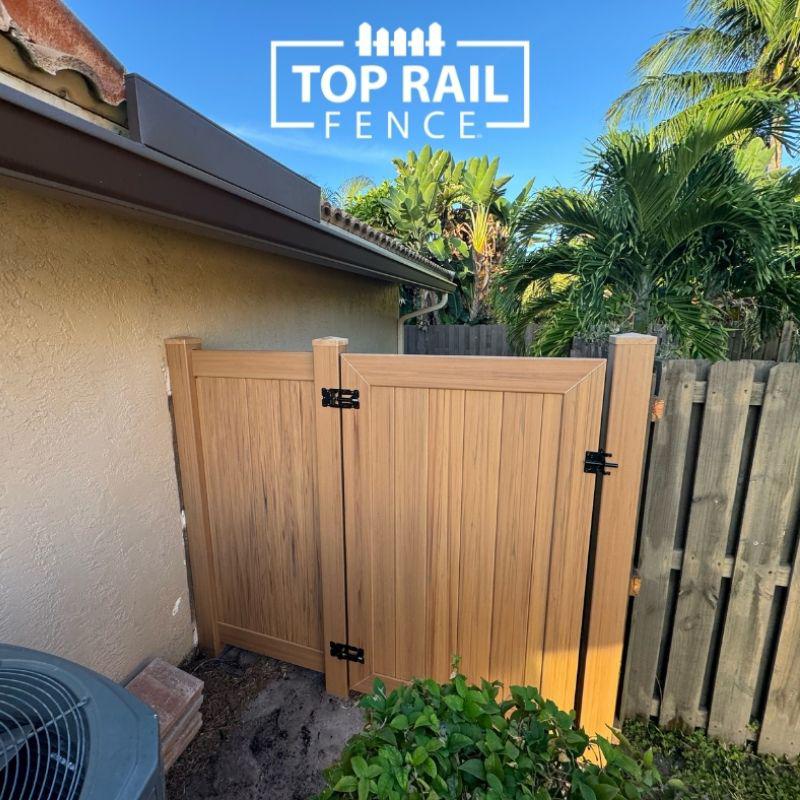 Cypress Vinyl Fence Installation