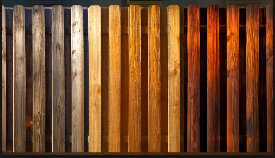 How wooden fencing styles in Fort Collins respond to changing sunlight throughout the day