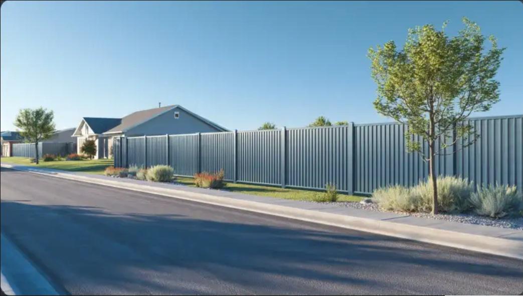Privacy fencing layout concepts for Texas Panhandle homes with multi-directional wind exposure