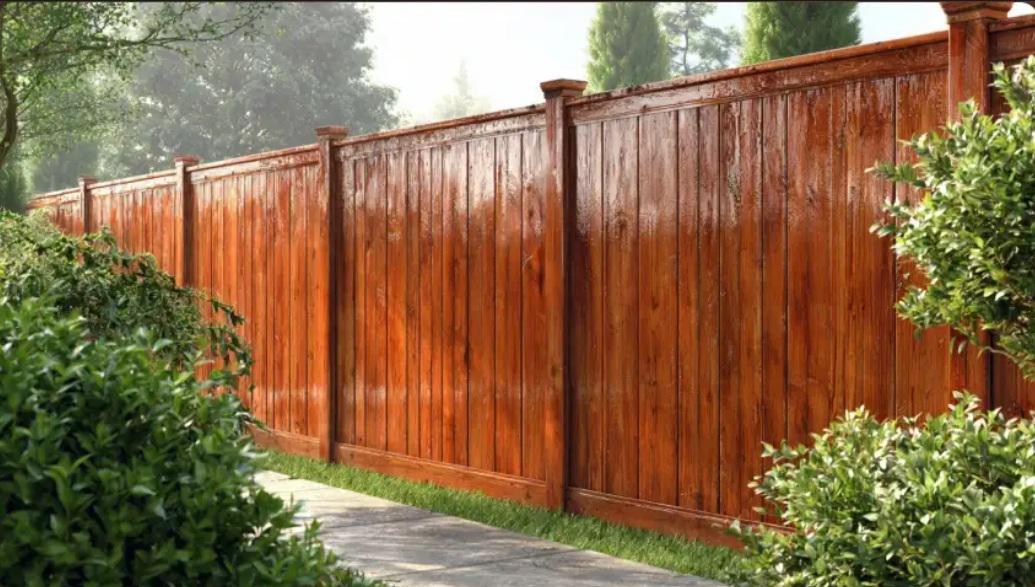 Wood fencing as a boundary or a feature? How Media homeowners are blending both roles