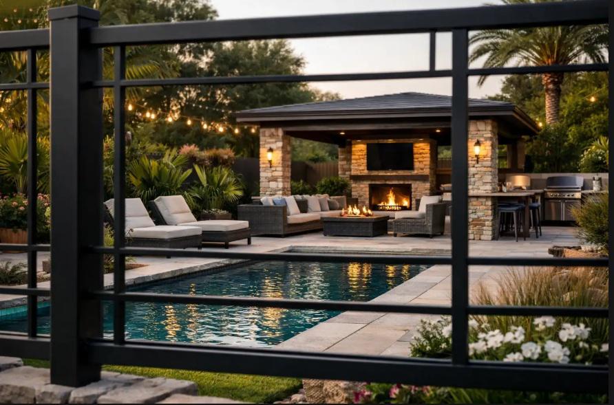 When metal fencing in Clearwater becomes a viewing frame for outdoor living, not just a barrier