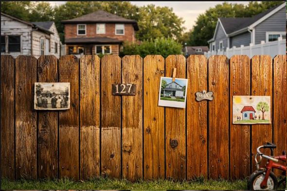 Wood fencing as a living record: tracking years of change across Louisville properties