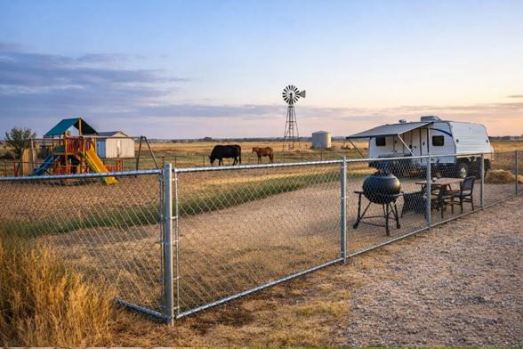 How chain link fencing helps Texas Panhandle owners manage spaces that serve multiple purposes