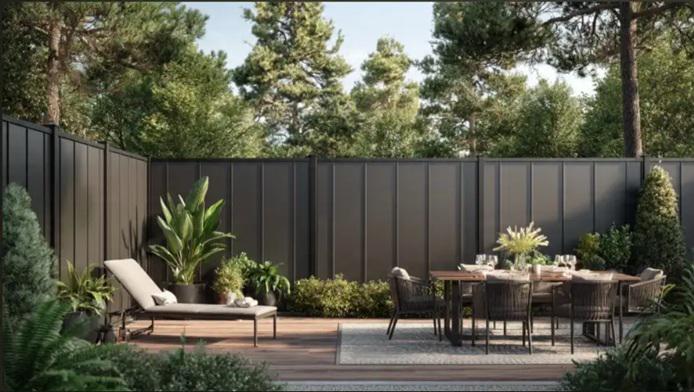 Privacy fencing for backyards with competing needs: quiet retreat or active gathering space?