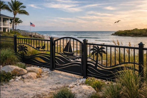 Designing metal fences that complement Volusia County’s coastal and inland landscapes