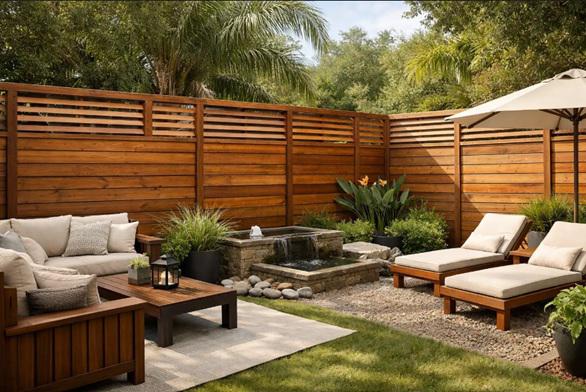 Wood fencing layouts that create private backyard retreats without blocking natural breezes in Volusia County