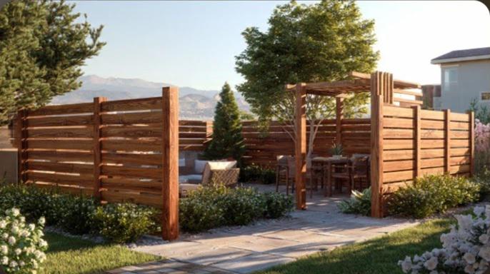 Using privacy fencing to shape outdoor rooms instead of closing off your Denver property