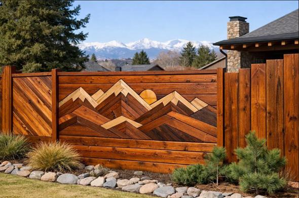 Wood fencing patterns that bring mountain-inspired character to Denver neighborhoods
