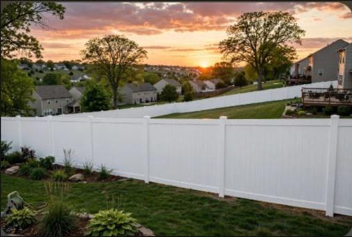 Privacy fence placement that preserves sunset views across West St Louis backyards
