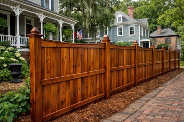 How Wilmington's historic home styles influence today's wood fencing choices