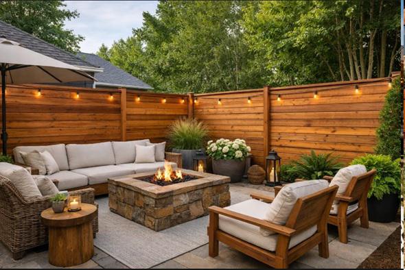 Creating private outdoor rooms with thoughtful privacy fencing in Columbia homes