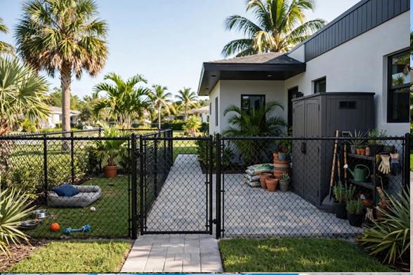 Creative chain link layouts can make underused areas of Clearwater properties more functional