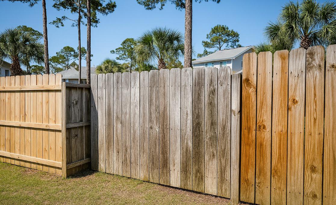 Why Coastal Moisture Causes Uneven Aging in Florida Panhandle Wood Fences