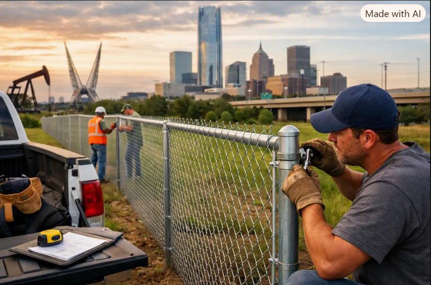 The quote-to-install experience behind Oklahoma City chain link projects with Top Rail Fence
