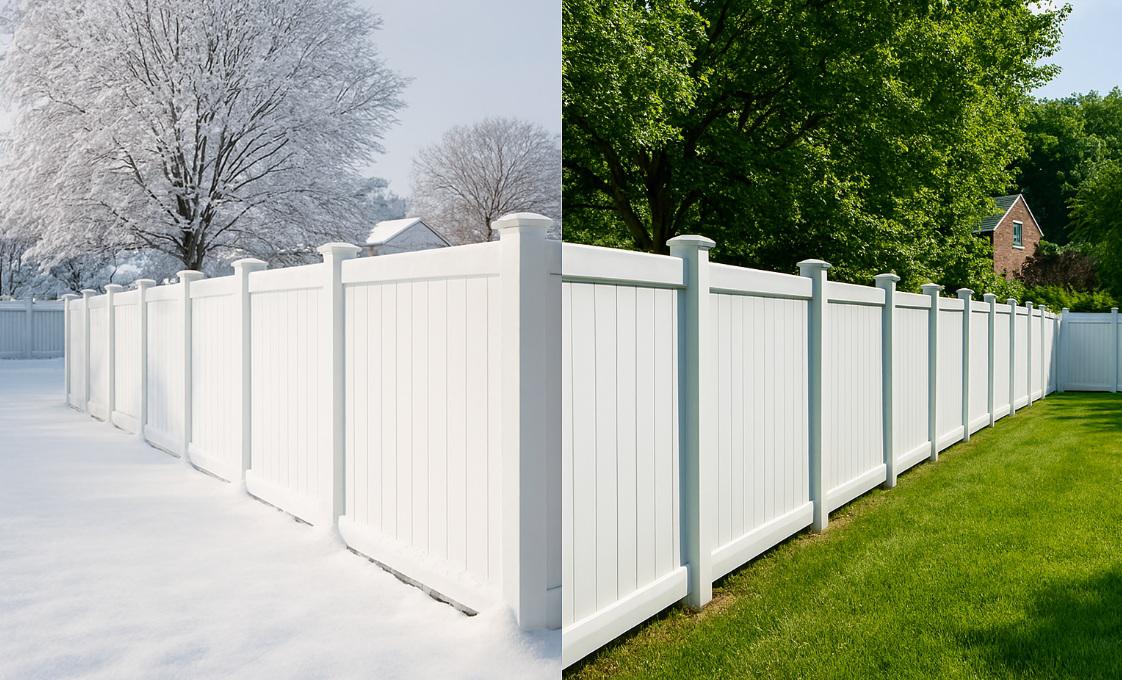 What Louisville’s Temperature Swings Reveal About Vinyl Fence Flexibility