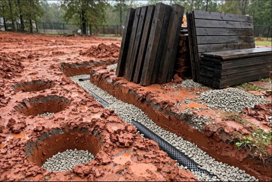 atlanta-fence-wood-red-clay-drainage