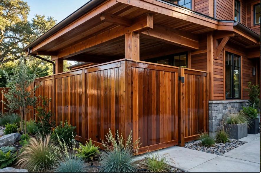 Planning a Columbia wood fence that follows the property's architecture instead of looking like an added boundary