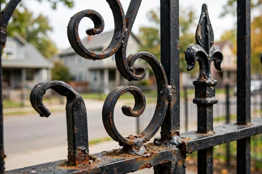 denver-fence-metal-ornamental-detail-inspection
