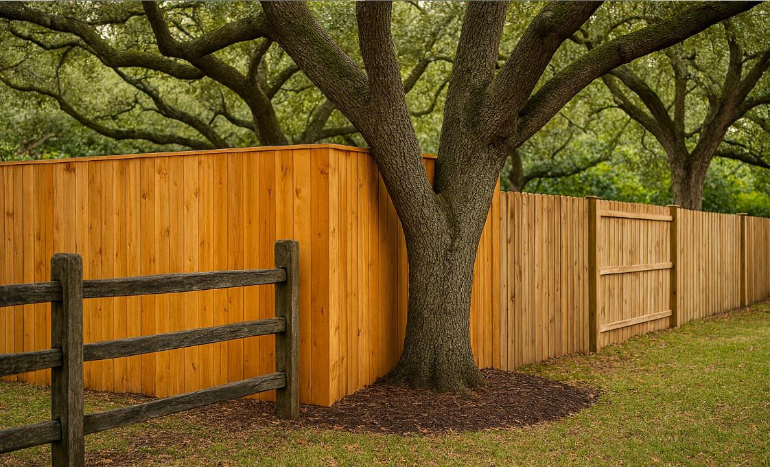 Why Wilmington Yards with Mature Trees Demand a Different Wood Fence Approach