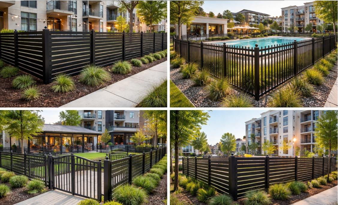 What Multi-Tenant Properties in Raleigh Teach Us About Modern Metal Fencing