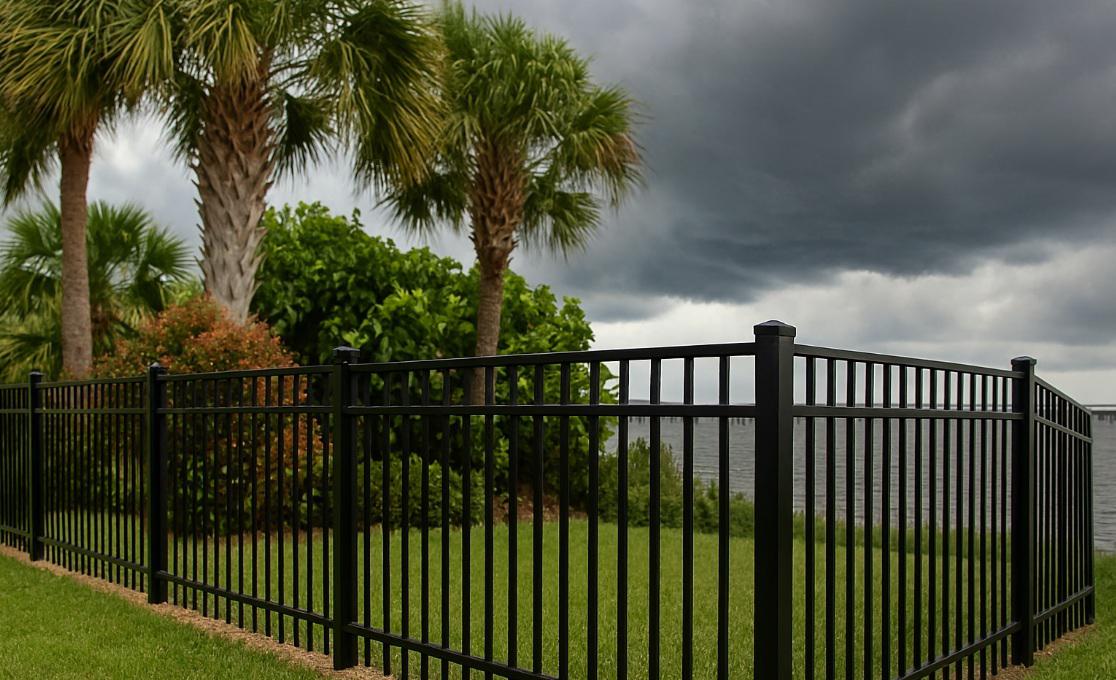 How Aluminum Fencing Handles Florida Panhandle Weather Better Than Expected