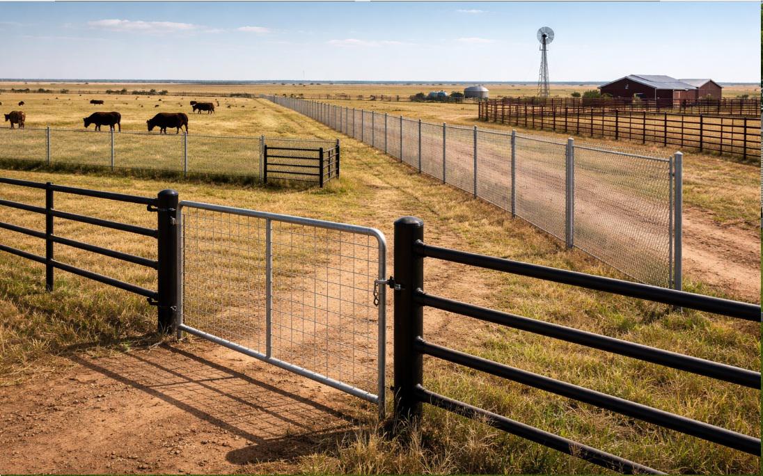 How Metal Fencing Shapes Property Flow in the Texas Panhandle