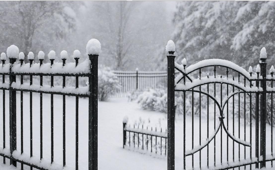 What Holland Homeowners Learn About Metal Fences After Their First Lake-Effect Storm
