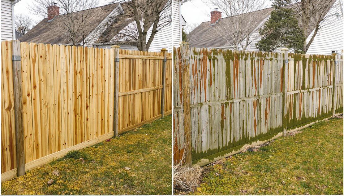 A Newly Installed Wood Fence Looks One Way on Day One and Completely Different After a Year in Birmingham