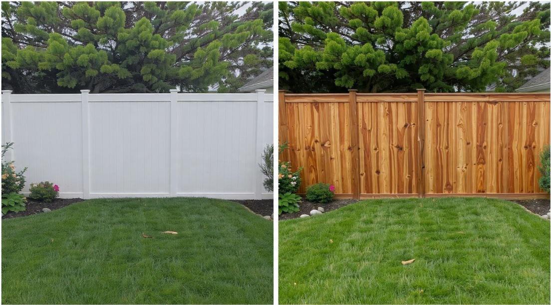 Why Some Bridgewater Backyards Feel Warmer and More Inviting After Installing Wood Fencing Instead of Vinyl
