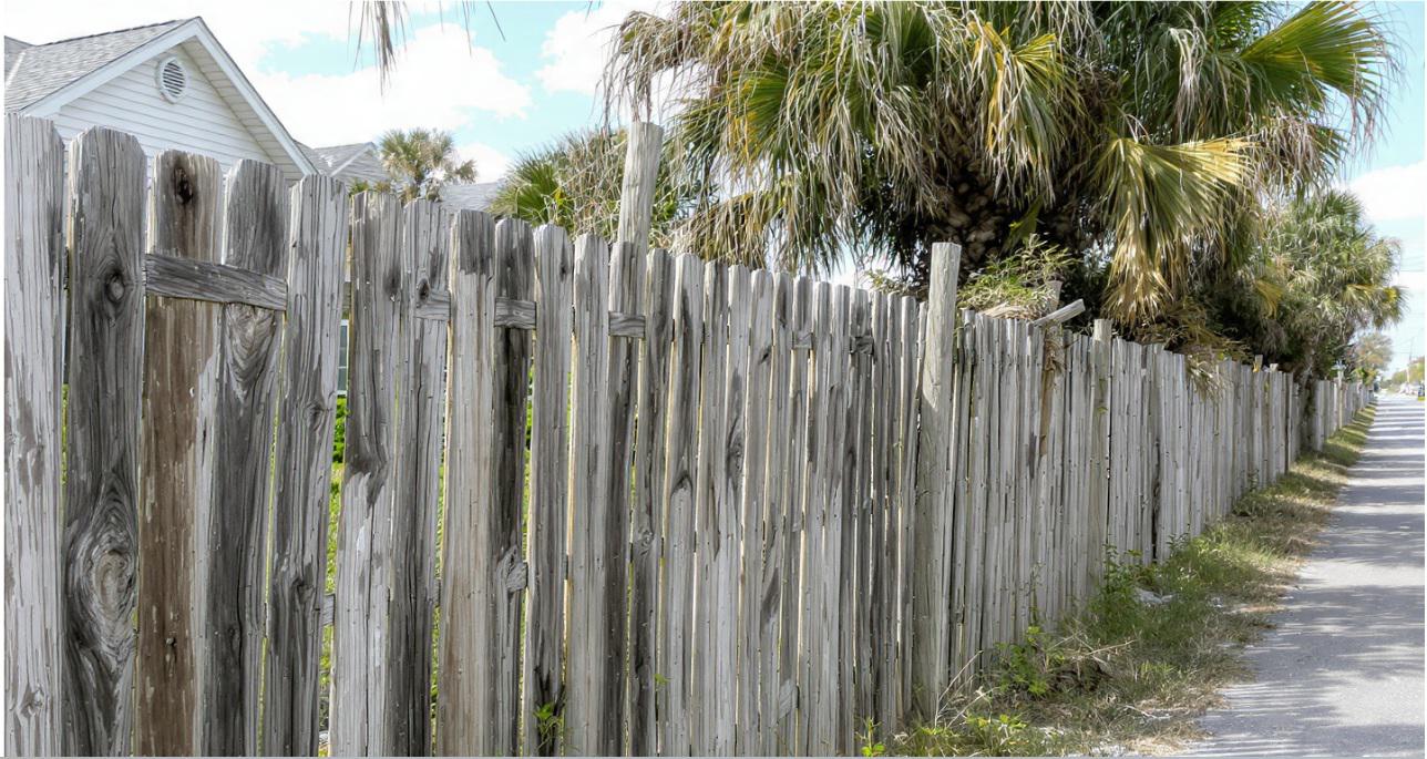 Ever noticed how coastal winds shape wood fencing in the Florida Panhandle without you realizing it