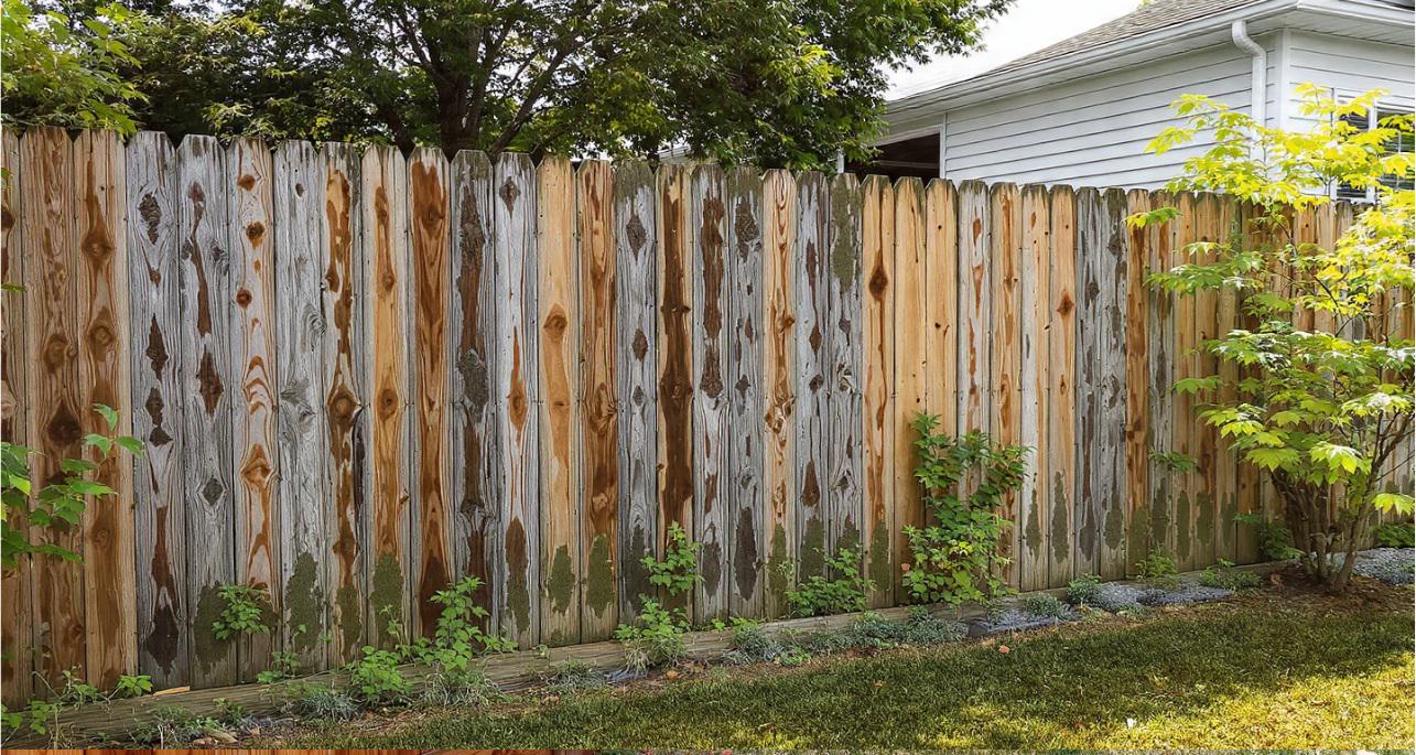 The long game of cedar fencing in the Triad as it weathers, adapts, and tells a story over time