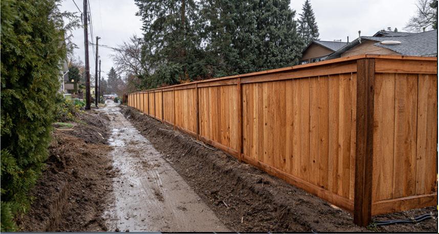 Fence installation in Seattle as a response to shifting ground, drainage, and long-term stability