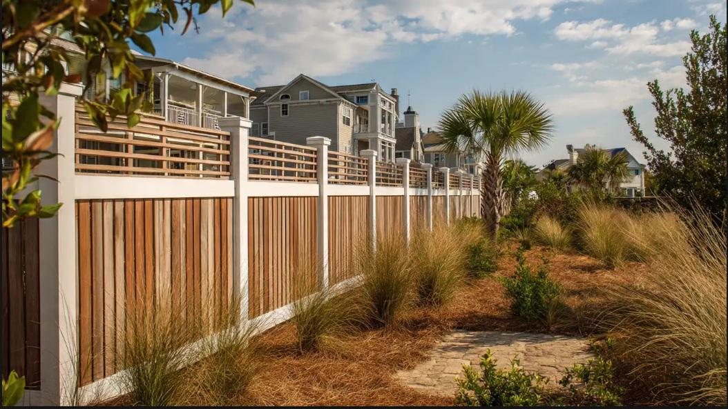 How privacy fencing in Charleston filters sound, breeze, and visibility in coastal neighborhoods