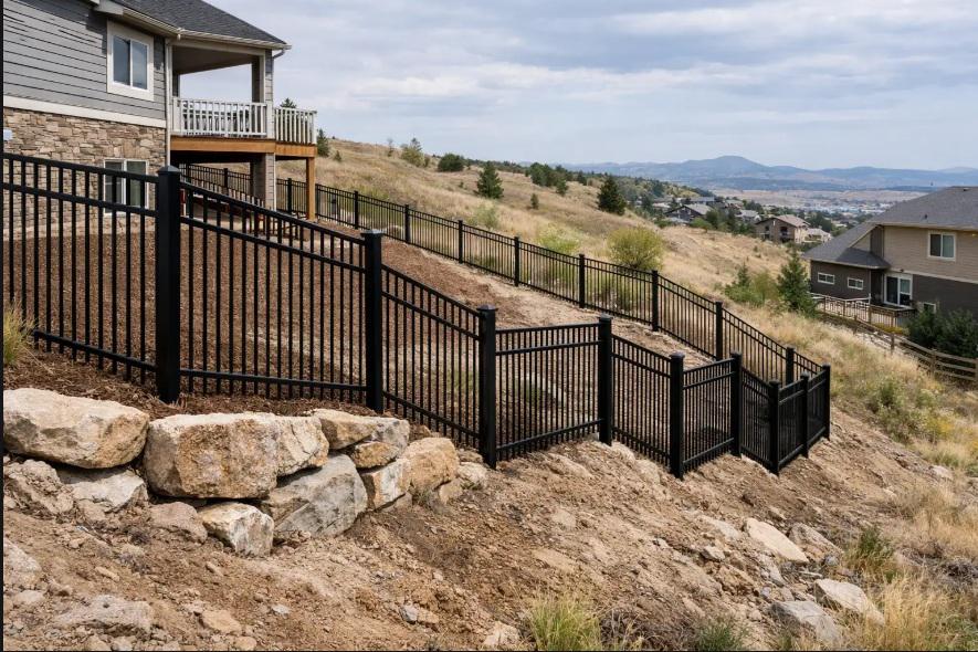 How a Denver fencing company plans around elevation changes and uneven terrain