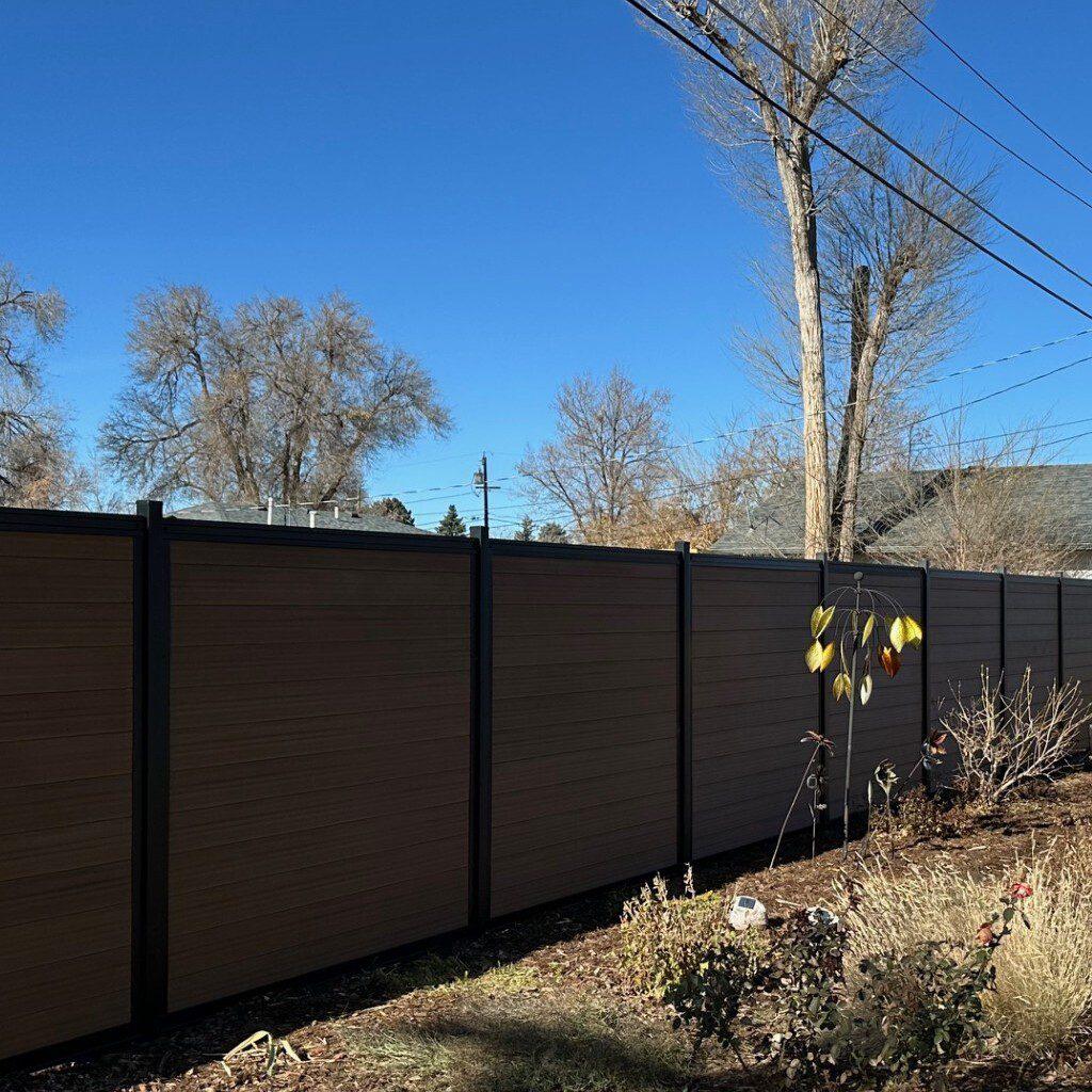 Steel Frame with Composite Pickets