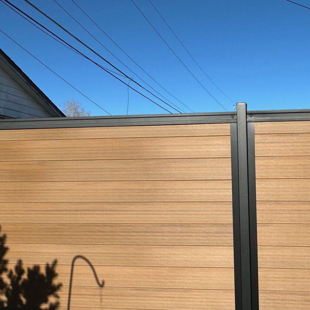 Steel Frame with Composite Pickets