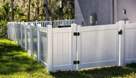 Vinyl Single Swing Gate
