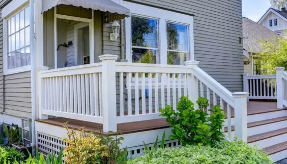 White Vinyl Railings