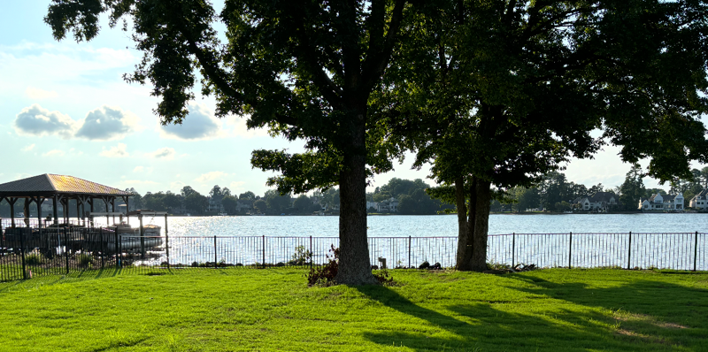 ornamental metal fence installed by top rail fence