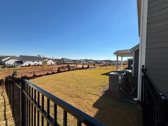 ornamental metal fence installed by top rail fence north charlotte