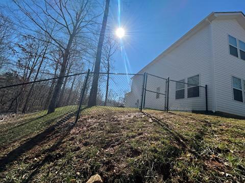 black chain link fence installed by top rail fence north charlotte