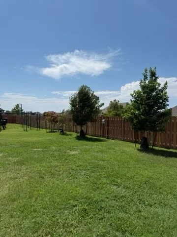 wood shadowbox fence installed by top rail fence