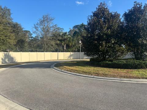  privacy vinyl fence installed by top rail fence