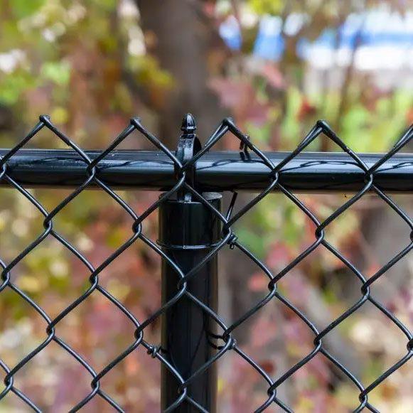 Vinyl Chain Link Fence Installation