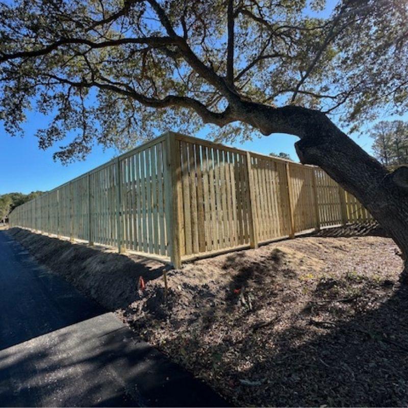 Shadowbox Fence Installation