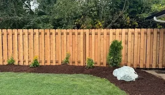Shadowbox Wood Fence