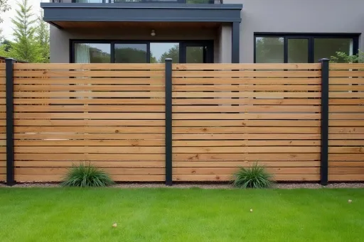 The gradual transformation of wood fencing in Holland from structure to natural backdrop