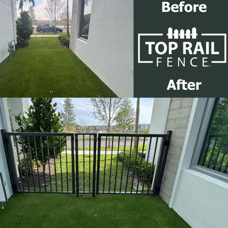 Aluminum Gate Installation